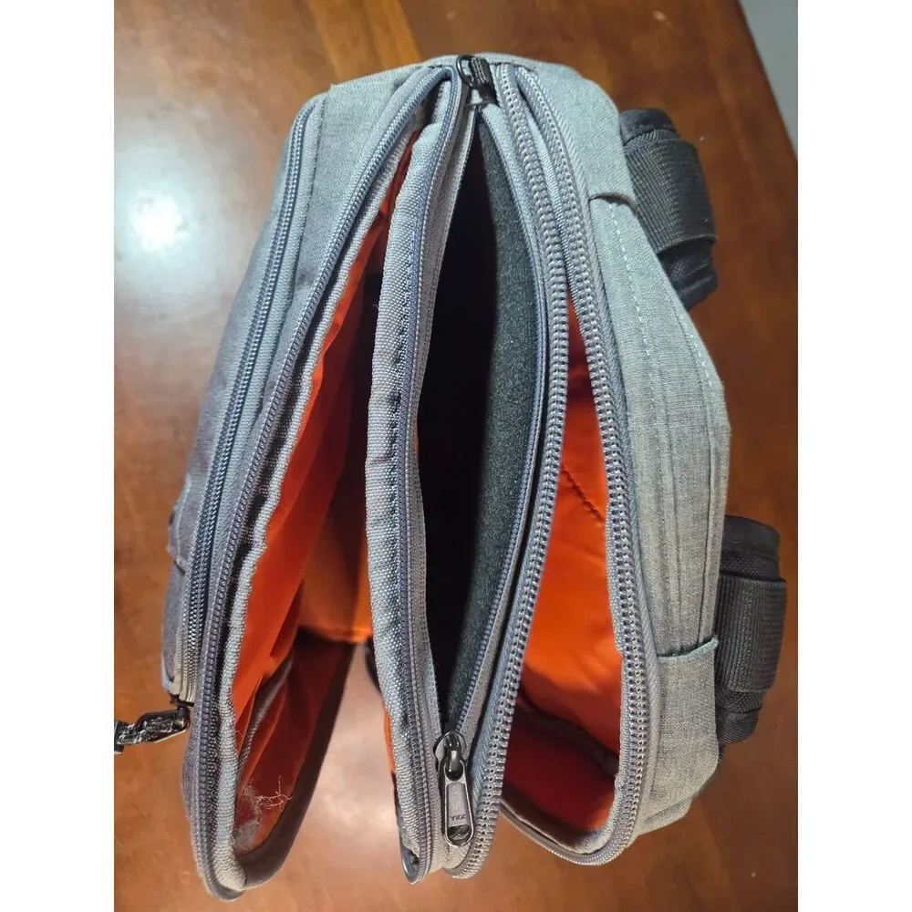 eBags Professional Slim Laptop Backpack Gray Travel Work Bag Organizer Durable